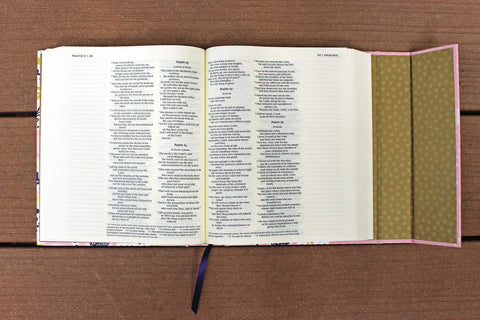 Image of NIV, JOURNAL THE WORD BIBLE FOR GIRLS, DOUBLE-COLUMN, HARDCOVER, PINK, MAGNETIC CLOSURE, RED LETTER, COMFORT PRINT: REFLECT, TAKE NOTES, OR CREATE ART NEXT TO YOUR FAVORITE VERSES