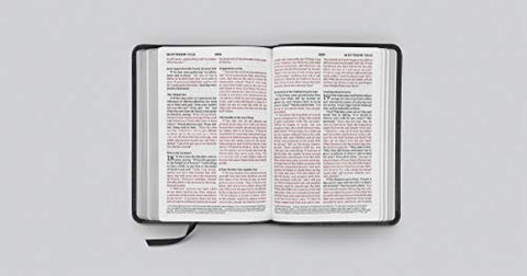 Image of ESV LARGE PRINT COMPACT BIBLE (TRUTONE CHARCOAL, CROWN DESIGN)