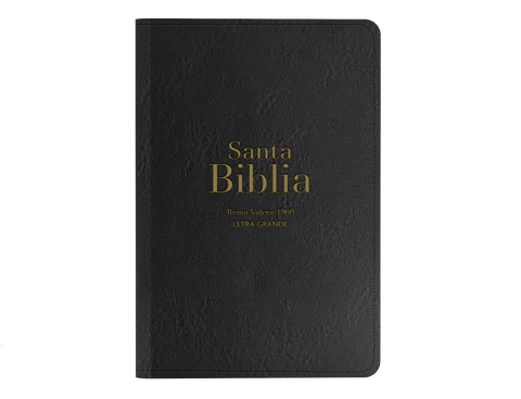 Image of BIBLIA RVR 1960 LETRA GRANDE TAMANO MANUAL SIMIL PIEL NEGRO