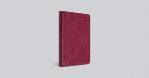 ESV VALUE THINLINE BIBLE (TRUTONE, RASPBERRY, FLORAL DESIGN)