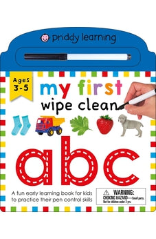 My First Wipe Clean: ABC: A fun early learning book for kids to practice their pen control skills