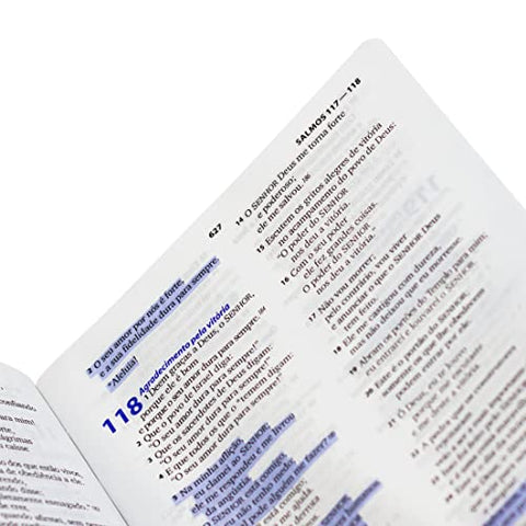 Image of Biblia Em Portugués NTLH043Lmfbpmm Tapa Dura Colores Verde Canto Blanco