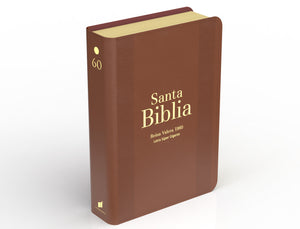 Biblia RVR 1960 Letra Súper Gigante Símil Piel Marrón