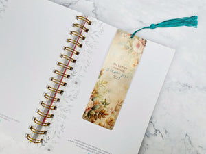 Marcador de Libro con Tassel. Yo Estoy Contigo