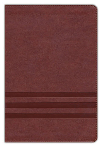 Image of Biblia NVI de Estudio Teología Bíblica Piel Café Interior a Cuatro Colores