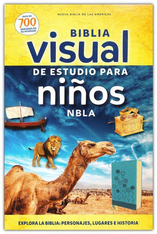 Image of Biblia NBLA de Estudio para Niños Turquesa Símil Piel