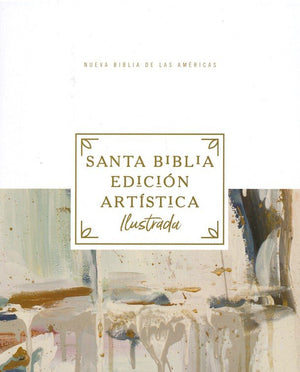 Biblia NBLA Artística Ilustrada Multicolor Crema Símil Piel