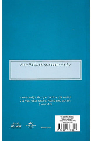 Image of Biblia RVR 1960 Económica Azul Rústica