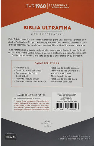 Image of Biblia RVR 1960 Ultrafina Aqua