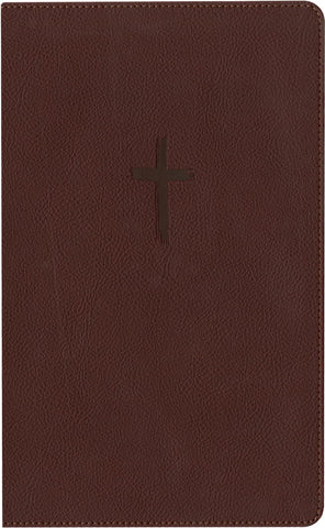 Image of Biblia NTV Referencia Central Letra Grande con Filament Símil Piel Café Índice, Letra Roja