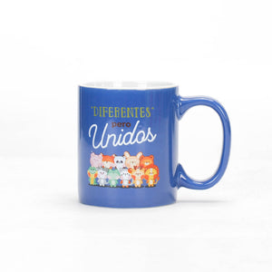 Taza 12 OZ Colección Comparte Diferentes pero Unidos