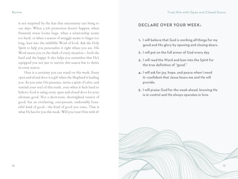 Image of Revive: Declarations of God's Truth to Renew Your Spirit - A 52-Week Devotional for Women