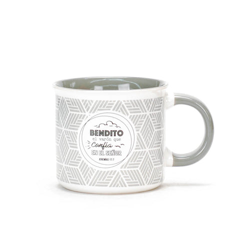 Image of Taza 18 OZ Colección Valiente Bendito el Varón