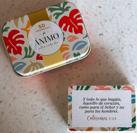 Image of 50 Promesas Metáicas Ánimo