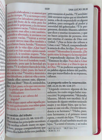 Image of Biblia RVR 1960 Letra Súper Gigante Fucsia Rosada Símil Piel