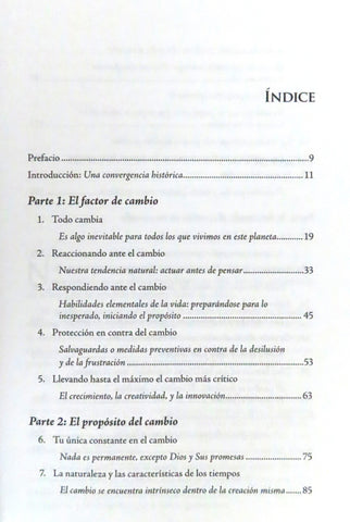 Image of Los Principios y Beneficios del Cambio