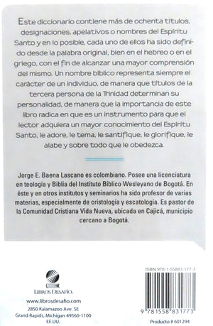 Diccionario de los Nombres del Espíritu Santo