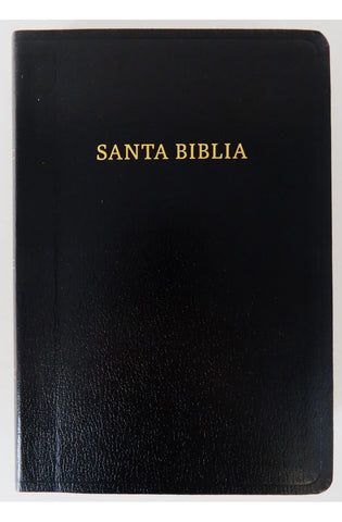 Image of Biblia RVR 1960 Letra Grande Tamaño Manual Piel Fabricada Negro