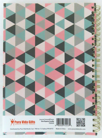 Image of Libreta Espiral Pequeña- Ora Espera Confia
