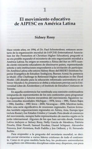 Image of Misión Holística, Acción Interdisciplinaria y Realidad Latinoamericana