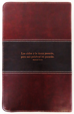 Image of Biblia Peshitta Símil Piel Caoba Duotono con Índice