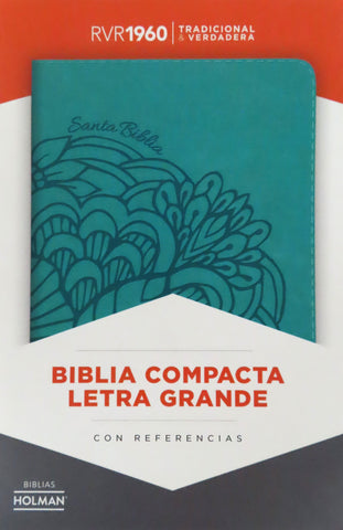 Image of Biblia RVR 1960 Compacta Símil Piel Aqua