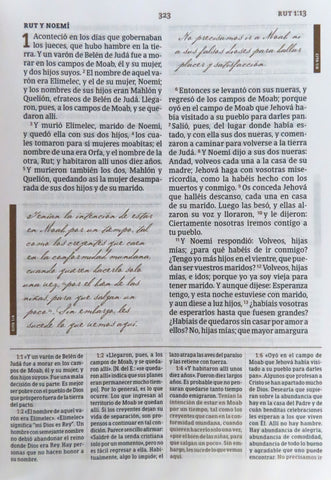 Image of Biblia RVR 1960 de Estudio Spurgeon Duotono Marrón Símil Piel