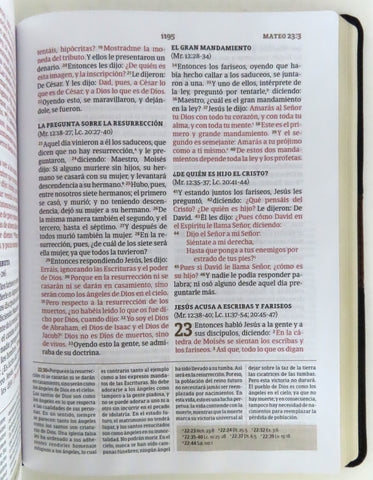 Image of Biblia RVR 1960 de Estudio Spurgeon Duotono Marrón Símil Piel