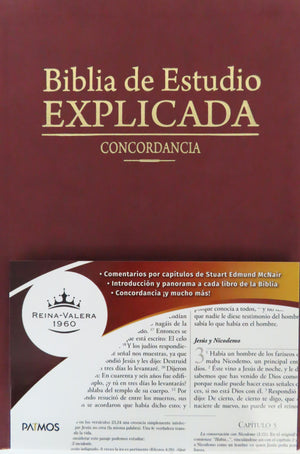 Biblia RVR 1960 de Estudio Explicada Marrón