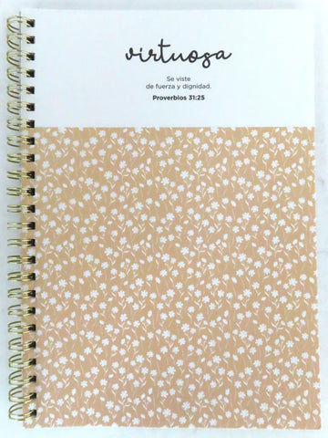 Image of Libreta Espiral Pequeña- Virtuosa