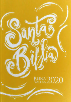 Biblia RVR 2020 Compacta Amarilla Rústica