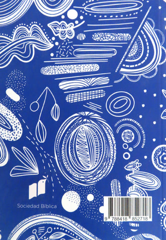 Image of Biblia RVR 2020 Compacta Azul y Blanco Rústica