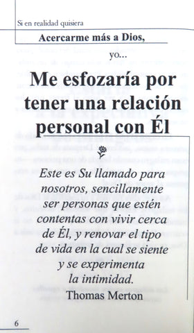 Image of Si en Realidad Quisiera Acercarme Más a Dios Yo…