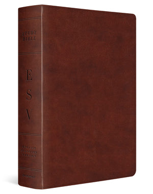 ESV STUDY BIBLE (TRUTONE, CHESTNUT)
