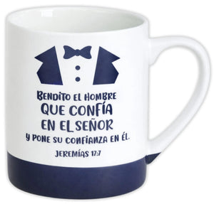 Taza 17 OZ Colección Gracia sobre Gracia. Bendito el Hombre