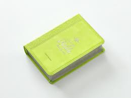 Image of Biblia RVR 1960 Letra Grande Tamaño Manual Neoclassic Verde lima Símil Piel