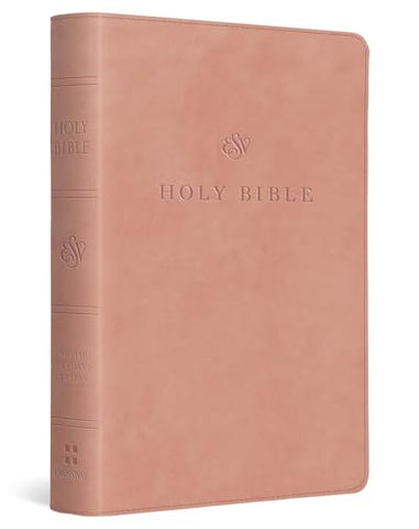 Image of ESV LARGE PRINT COMPACT BIBLE (TRUTONE, BLUSH ROSE)