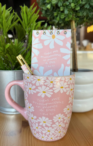 Image of TAZA NOTEPAD SET - EN MANOS DE DIOS