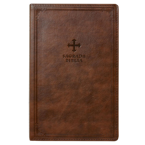 Image of Biblia Católica Leathersoft Café