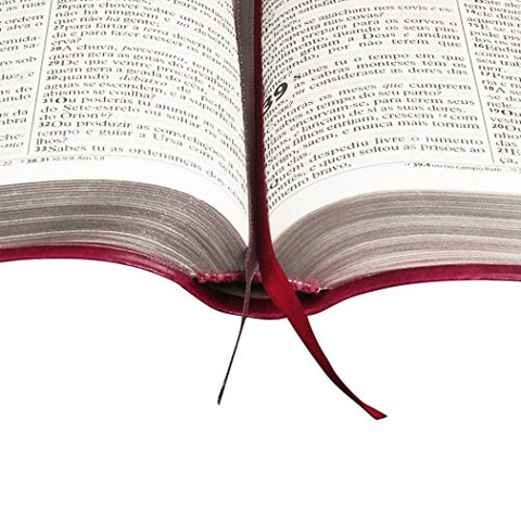 Image of BIBLIA EM PORTUGUES ARC065TILGILV TAPA IMITACION CUERO PURPURA NOBLE INDICE DIGITAL