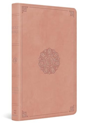 ESV THINLINE BIBLE (TRUTONE, PINK, EMBLEM DESIGN)