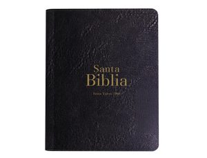 Biblia RVR 1960 Bolsillo Símil Piel Negro