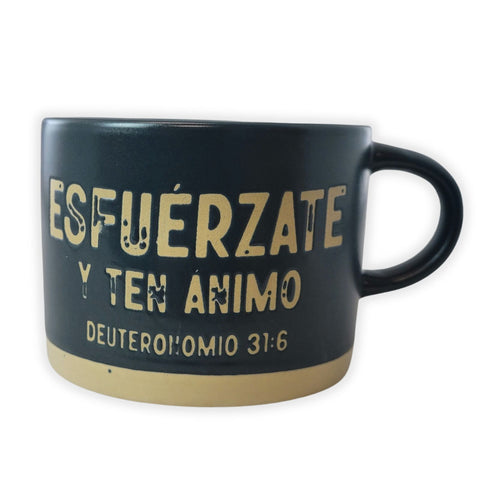 Image of TAZA 14 OZ ROCA FIRME. ESFUERZATE Y TEN ANIMO