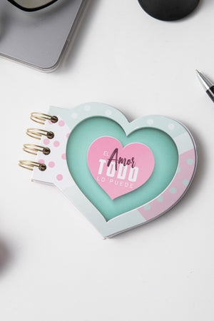 Libreta Troquelada El Amor Todo lo Puede