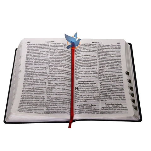 Image of BIBLIA EM PORTUGUES RA065TILG TAPA IMITACION CUERO NEGRO INDICE DIGITAL