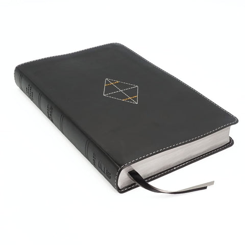 Image of NASB, Thinline Bible, Leathersoft, Black, Red Letter, 2020 Text, Comfort Print