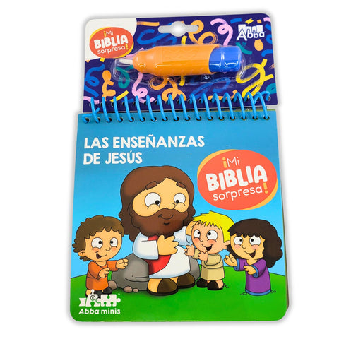 Image of LAS ENSENANZAS DE JESUS COLECCION MI BIBLIA SORPRESA PINTA CON AGUA