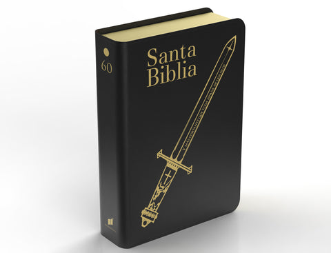 Image of Biblia RVR 1960 Letra Súper Gigante Símil Negro Espada