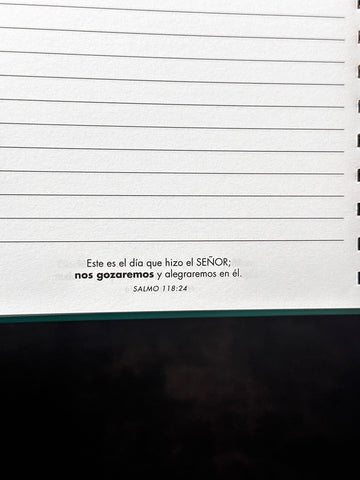 Image of Libreta de Anillas con Elásico La Palabra de Nuestro Señor