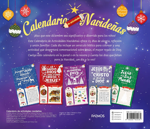 Image of CALENDARIO DE ACTIVIDADES NAVIDENAS